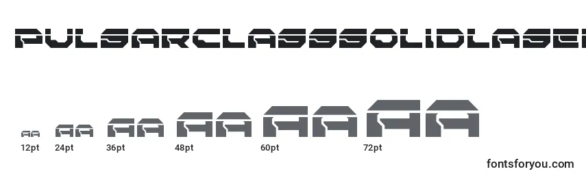Pulsarclasssolidlaser Font Sizes