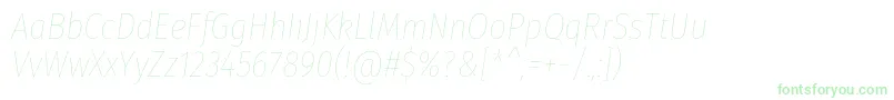 FirasanscondensedHairitalic-Schriftart – Grüne Schriften
