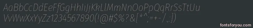 Saiba mais sobre a fonte FirasanscondensedHairitalic Fonte FirasanscondensedHairitalic – fontes rosa em um fundo preto