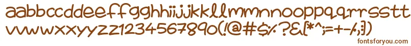 Шрифт FairiesAreReal – коричневые шрифты