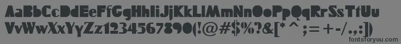 Fucktn Font – Black Fonts on Gray Background