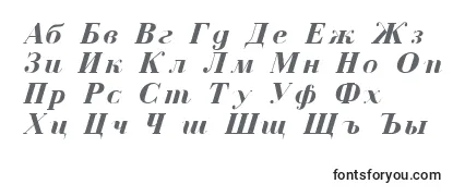 CzarBoldItalic Font