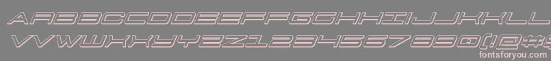 Weitere Informationen zur 911porschav33Dital-Schriftart 911porschav33Dital-Schriftart – Rosa Schriften auf grauem Hintergrund