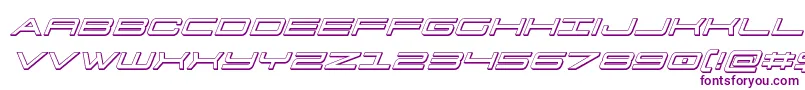 Police 911porschav33Dital – polices violettes sur fond blanc