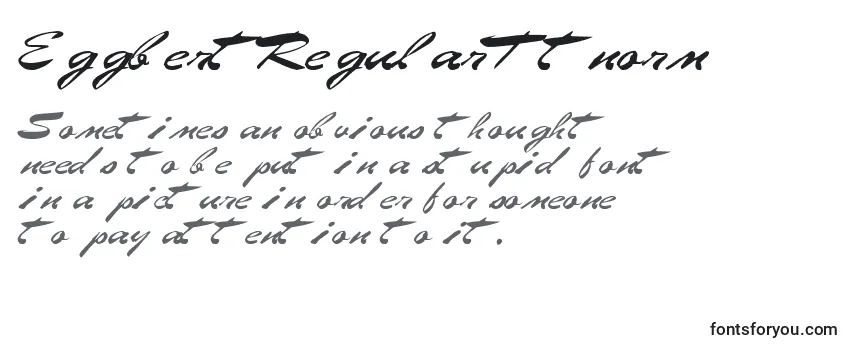 EggbertRegularTtnorm Font