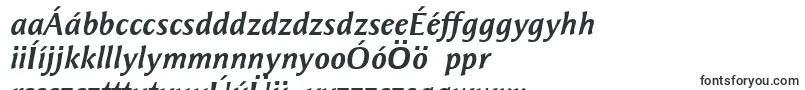 Шрифт ResavskabgsansBolditalic – венгерские шрифты