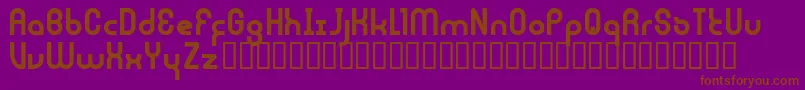 JouluFonttiFenotype Font – Brown Fonts on Purple Background