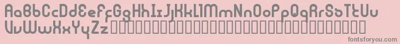 JouluFonttiFenotype Font – Gray Fonts on Pink Background