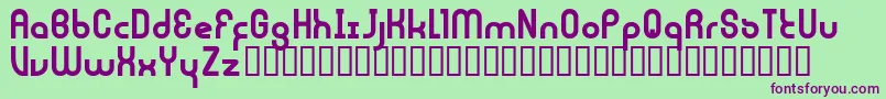 JouluFonttiFenotype Font – Purple Fonts on Green Background