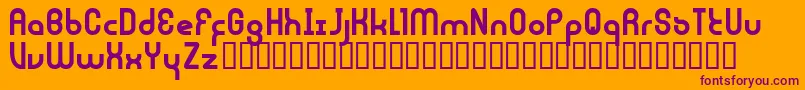 JouluFonttiFenotype Font – Purple Fonts on Orange Background