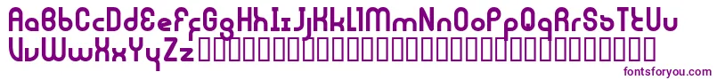 フォントJouluFonttiFenotype – 紫色のフォント