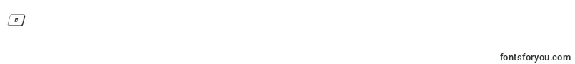 フォントChicagoexpress3Dital – フォント 数字 0