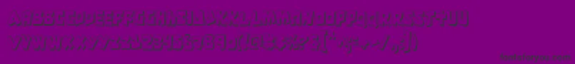 Crocs Font – Black Fonts on Purple Background