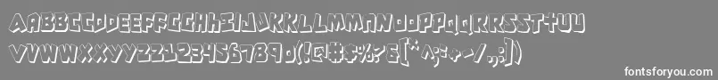 フォントCrocs – 灰色の背景に白い文字