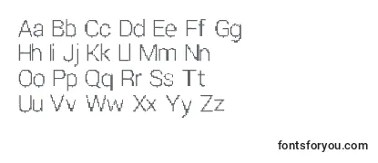 ParametricGlitch Font