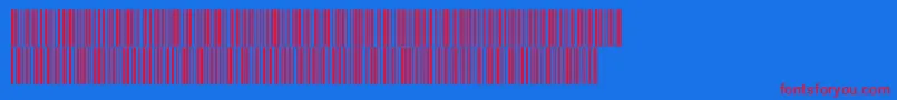 Intp60dltt-fontti – punaiset fontit sinisellä taustalla