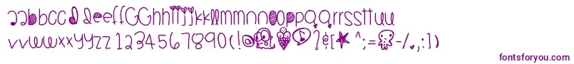 Jambajuicy-Schriftart – Violette Schriften