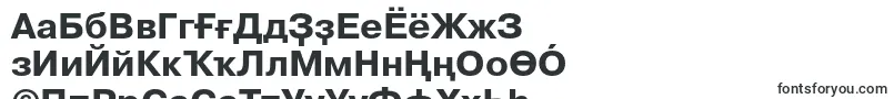 フォントPragmaticaBoldReg – バシキール文字