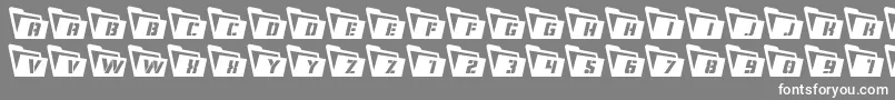 Eyesonly3D Font – White Fonts on Gray Background