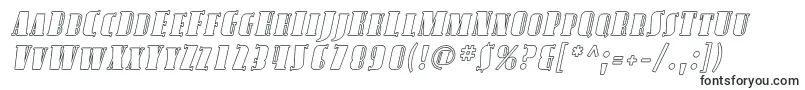 Шрифт AvondaleScOutlineItalic – шрифты, начинающиеся на A