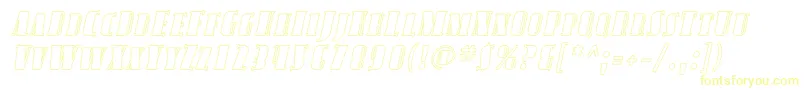 AvondaleScOutlineItalic Font – Yellow Fonts