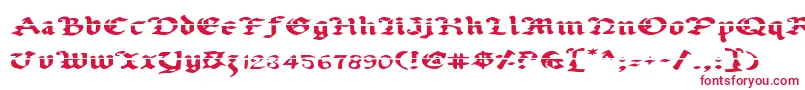 UberhГ¶lmeLazarExpanded Font – Red Fonts