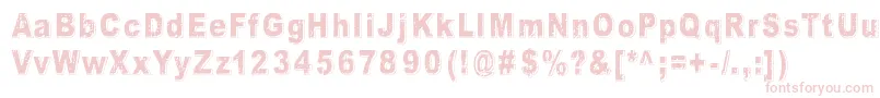 CrunchBangLinx-Schriftart – Rosa Schriften