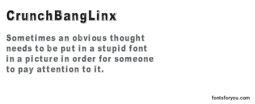 Шрифт CrunchBangLinx