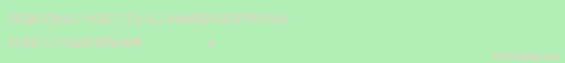 Stalemarker Font – Pink Fonts on Green Background