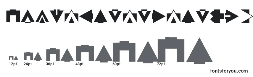 AmericanindianLtRegular Font Sizes