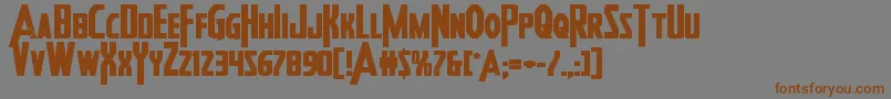 More about Heroesassembleboldexpand Font Heroesassembleboldexpand Font – Brown Fonts on Gray Background