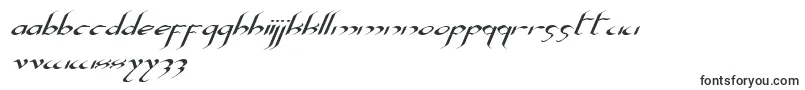 XaphanExpandedItalic-Schriftart – englische Schriften