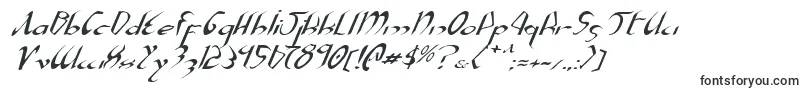 XaphanExpandedItalic-fontti – Kesäiset fontit