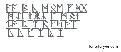 Schriftart RuneA1