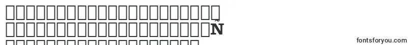 ClarendonHeavyBt-Schriftart – serbische Schriften