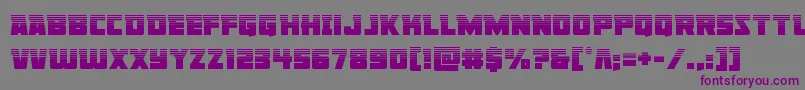 Libertylegionhalf Font – Purple Fonts on Gray Background