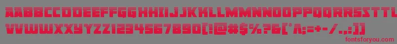 Libertylegionhalf Font – Red Fonts on Gray Background