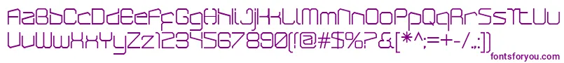 ArcticpatrolRegular Font – Purple Fonts on White Background