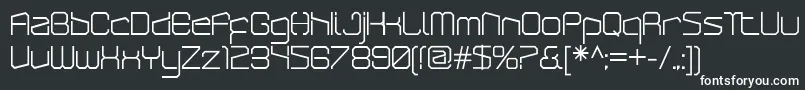 ArcticpatrolRegular-Schriftart – Weiße Schriften auf schwarzem Hintergrund