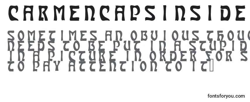 CarmenCapsinside Font