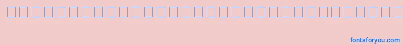 ComputerDingbats Font – Blue Fonts on Pink Background