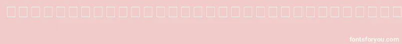 ComputerDingbats Font – White Fonts on Pink Background