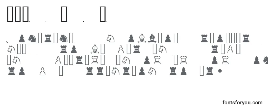 Überblick über die Schriftart ChessCases