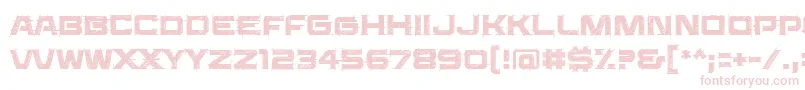 フォントSaucerbb – 白い背景にピンクのフォント