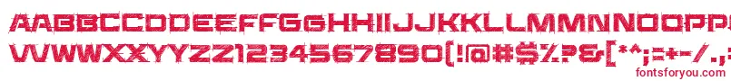 Шрифт Saucerbb – красные шрифты на белом фоне