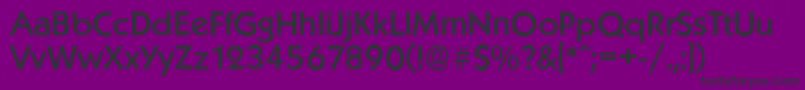 KoblenzserialMediumRegular Font – Black Fonts on Purple Background