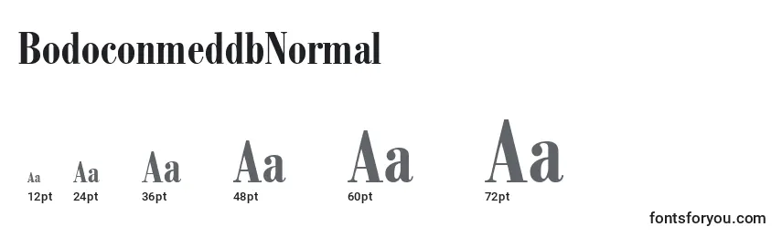 BodoconmeddbNormal Font Sizes