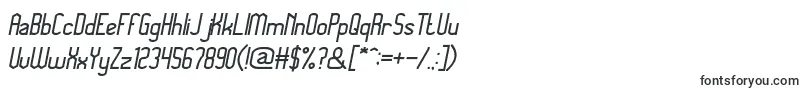 フォントMegapolitanjakartaItalic – Discord用のフォント