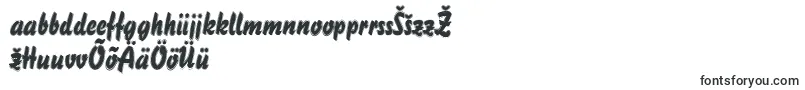 Fonte DsBisonOutline – fontes estonianas