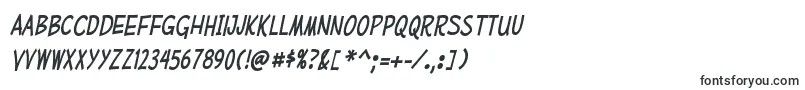 フォントMufferawcdItalic – 白い背景に黒い文字